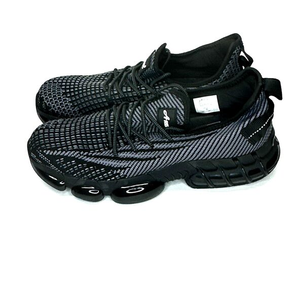 Arisic Safety Toe Shoes  Lightweight Safety Composite Toe Shoes  Euro 45 Black - Picture 3 of 7